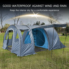 Outdoor Large Tunnel Camping Tent Portable Family Hiking Shelter - Camping Tent - British D'sire