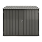 Outdoor Lockable Bike Storage Shed, Grey - Bicycle Storage Shed - British D'sire