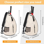 Outdoor Sports Training Single - Shoulder Tennis Crossbody Bag(Beige) - crossbody bag - British D'sire