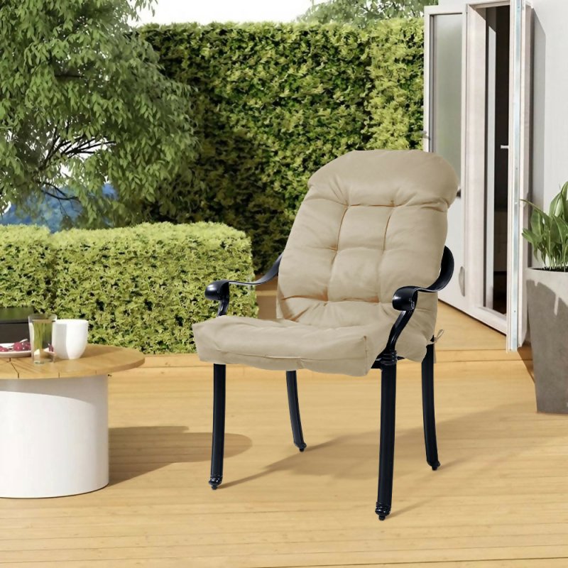 Outdoor Waterproof Tufted Swing Seat Cushion Secondary image