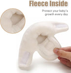 outfit spring Baby Winter Warm Fleece Bootie, Newborn Non - Slip Soft Sole Winter Shoes Sock Shoes Cute Adjustable Crawling Shoes Prewalker Boots for Girls Boys Toddler 0 - 18 Months - Kids shoes - British D'sire