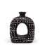 Oval Donut Shaped Vase - Chocolate 18cm - Ceramic Vase - British D'sire