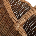 Oval Unpeeled Willow Shopping Basket - Shopping Baskets - British D'sire
