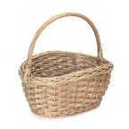Oval Wicker Braid Border Shopping Basket - Shopping Baskets - British D'sire
