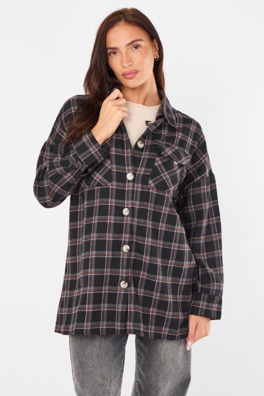 Oversized Checkered Shirt - British D'sire