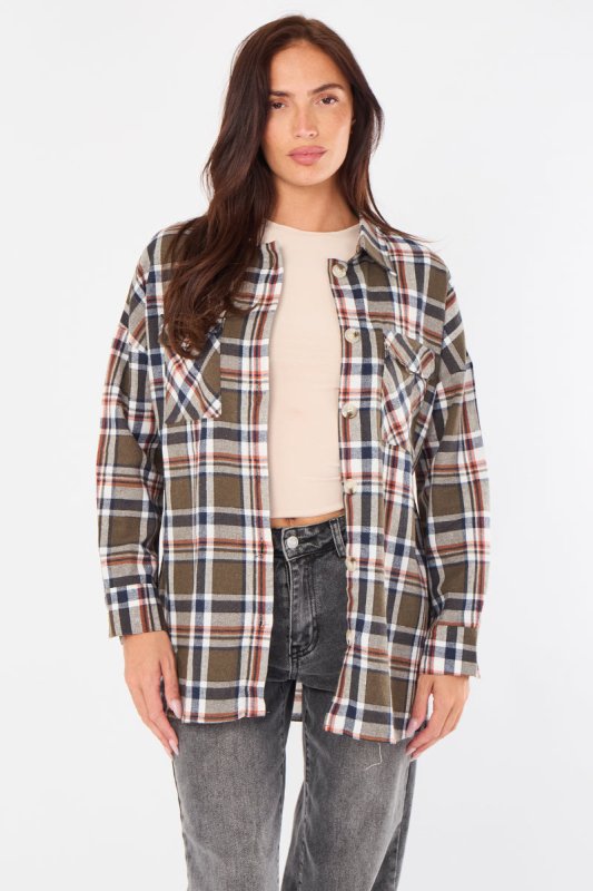 Oversized Checkered Shirt - British D'sire
