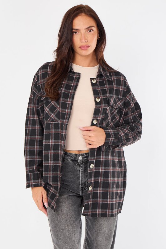 Oversized Checkered Shirt - British D'sire