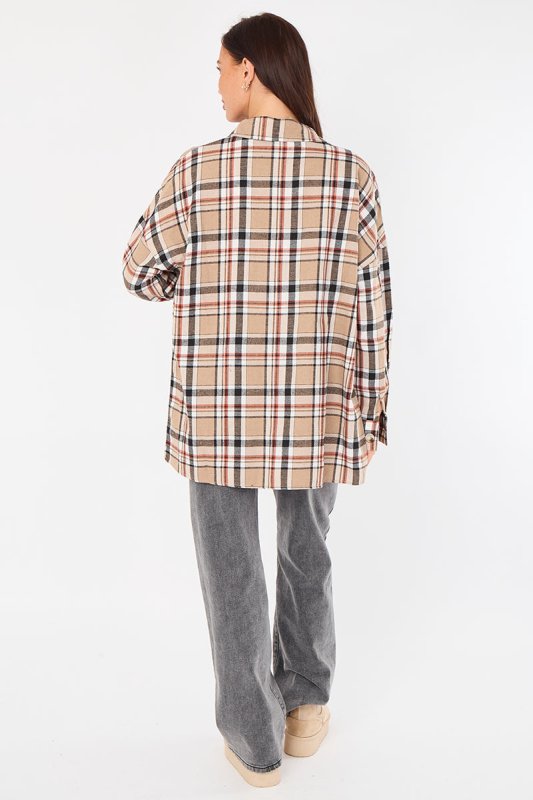 Oversized Checkered Shirt - British D'sire