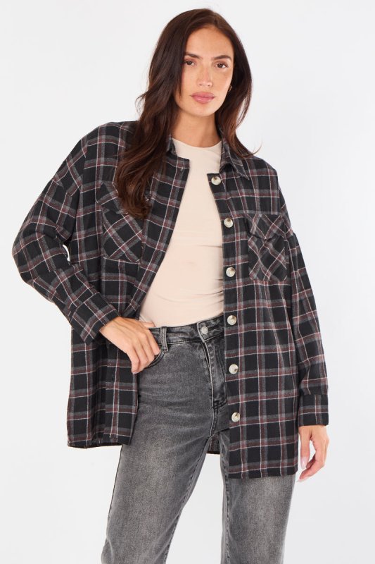 Oversized Checkered Shirt - British D'sire