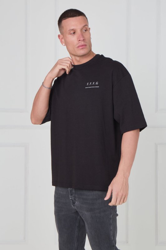 Oversized Mens Statement Tee - T-Shirt - British D'sire