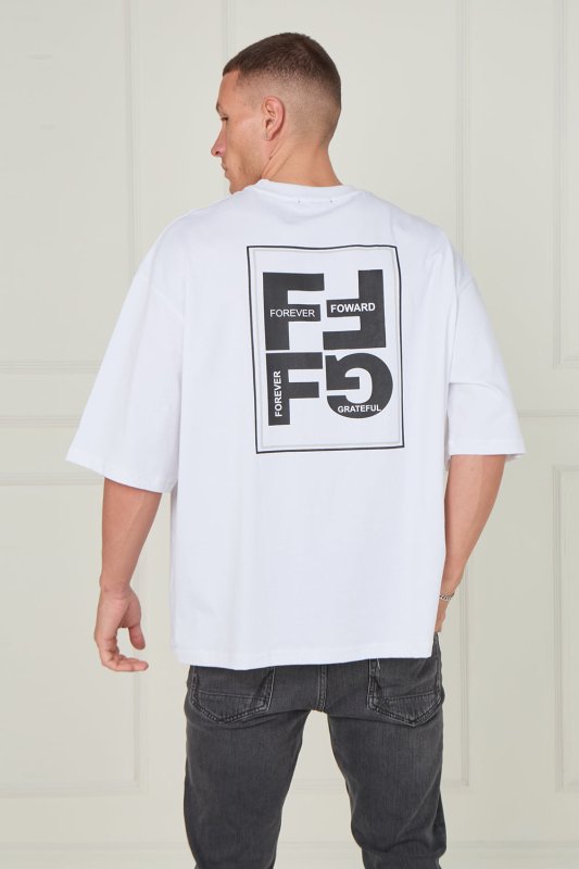 Oversized Mens Statement Tee - T-Shirt - British D'sire
