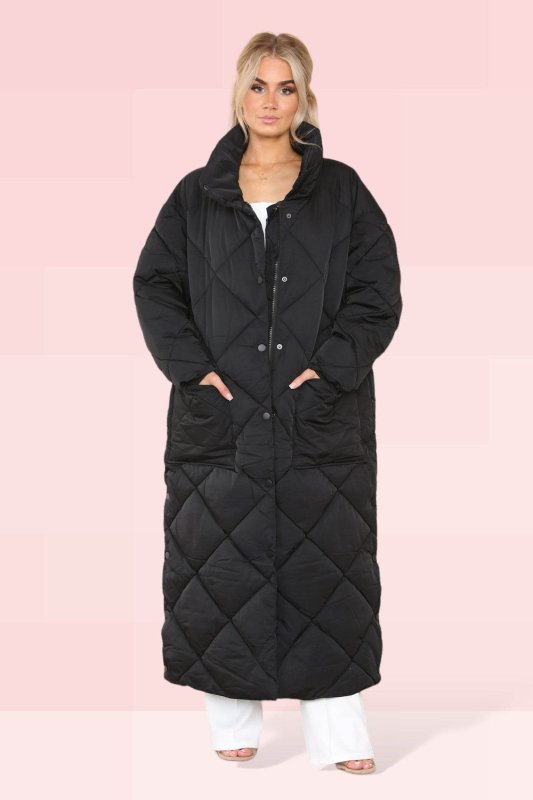 Oversized padded Longline Coat Secondary image
