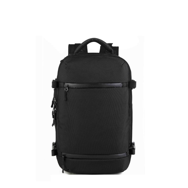 Ozuko 8983 Large Capacity Waterproof Travel Outdoor USB Shoulder Backpack 17 Inch(Black) - British D'sire