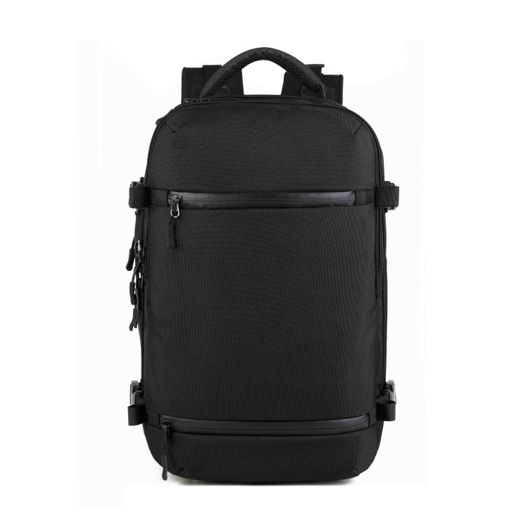 Ozuko 8983 Large Capacity Waterproof Travel Outdoor USB Shoulder Backpack 17 Inch(Black) - British D'sire