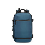Ozuko 8983 Large Capacity Waterproof Travel Outdoor USB Shoulder Backpack 17 Inch(Blue) - British D'sire