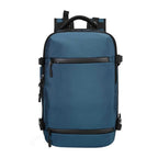Ozuko 8983 Large Capacity Waterproof Travel Outdoor USB Shoulder Backpack 20 Inch(Blue) - British D'sire