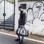 Ozuko 9005 Large Capacity Oxford Outdoor Travel Single Shoulder Handbag 21 Inch(Grey) - British D'sire