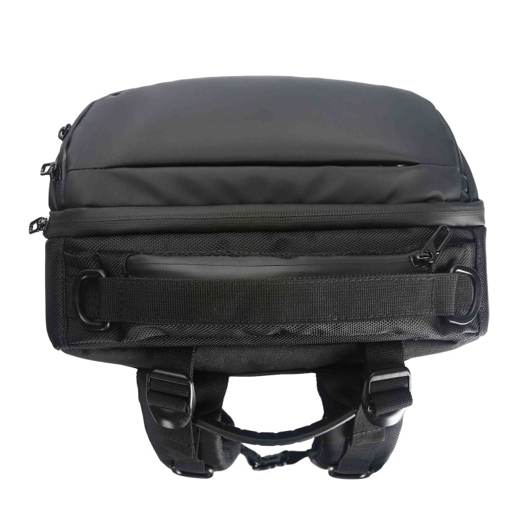 Ozuko 9060 Large Capacity Waterproof USB Outdoor Shoulder Backpack, Size: Large, 33x21x53cm(Black) - British D'sire