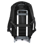 Ozuko 9060 Large Capacity Waterproof USB Outdoor Shoulder Backpack, Size: Large, 33x21x53cm(Black) - British D'sire