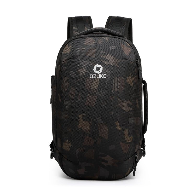 Ozuko 9216 Large Capacity Male Waterproof Business Outdoor Travel Shoulder Backpack Size: Large, 20 Inch(Camouflage) - British D'sire