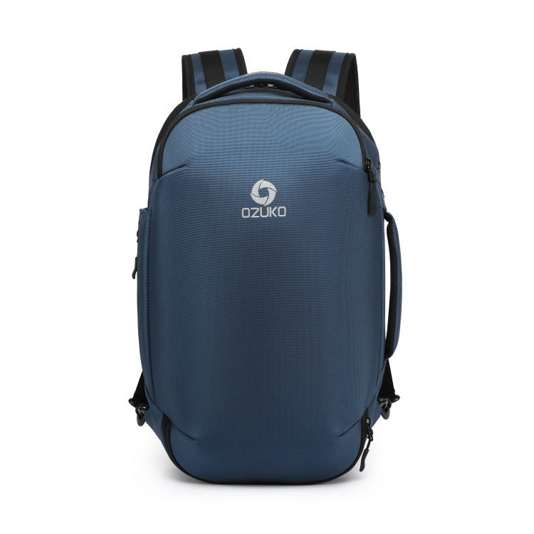 Ozuko 9216 Large Capacity Male Waterproof Business Outdoor Travel Shoulder Backpack Size: Large, 20 Inch(Dark Blue) - British D'sire