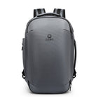 Ozuko 9216 Large Capacity Male Waterproof Business Outdoor Travel Shoulder Backpack Size: Large, 20 Inch(Grey) - British D'sire