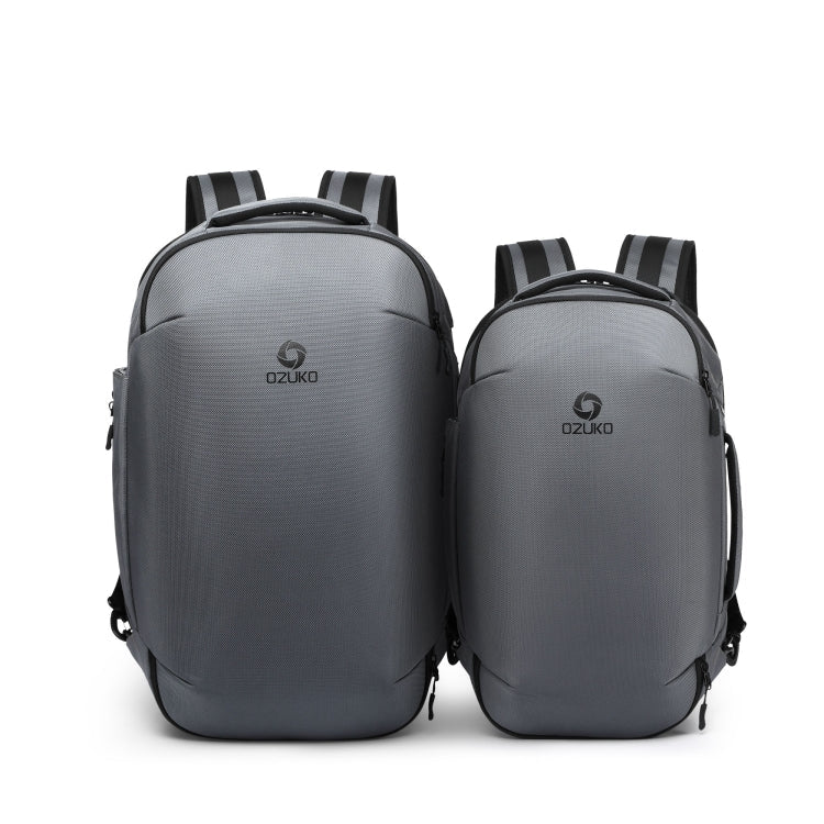 Ozuko 9216 Large Capacity Male Waterproof Business Outdoor Travel Shoulder Backpack Size: Large, 20 Inch(Grey) - British D'sire