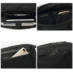 Ozuko 9340 Men Waist Bag Multifunctional Chest Bag Sports Waterproof Shoulder Messenger Bag(Black) - British D'sire