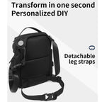 Ozuko Motorcycle Riding Leg Bag Multifunctional Sports Waterproof Waist Bag(Green) - British D'sire