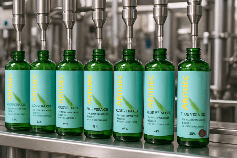 Pack of 5 Ammuri Organic Pure Aloe Vera Gel 100% Pure, Natural Organic Soothes Hydrates & Repairs - Aloe Vera Gel - British D'sire