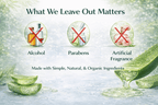 Pack of 5 Ammuri Organic Pure Aloe Vera Gel 100% Pure, Natural Organic Soothes Hydrates & Repairs - Aloe Vera Gel - British D'sire