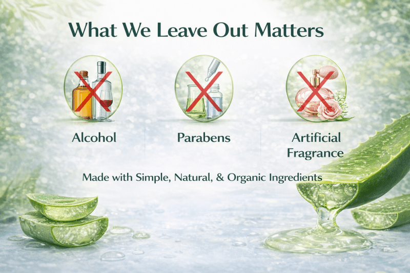 Pack of 5 Ammuri Organic Pure Aloe Vera Gel 100% Pure, Natural Organic Soothes Hydrates & Repairs - Aloe Vera Gel - British D'sire