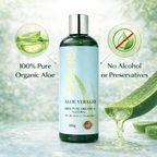 Pack of 5 Ammuri Organic Pure Aloe Vera Gel 100% Pure, Natural Organic Soothes Hydrates & Repairs - Aloe Vera Gel - British D'sire
