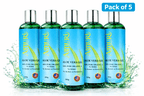 Pack of 5 Ammuri Organic Pure Aloe Vera Gel 100% Pure, Natural Organic Soothes Hydrates & Repairs - Aloe Vera Gel - British D'sire