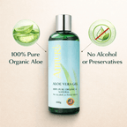Pack of 5 Ammuri Organic Pure Aloe Vera Gel 100% Pure, Natural Organic Soothes Hydrates & Repairs - Aloe Vera Gel - British D'sire