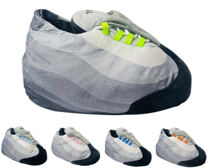 Padded Colour Block 110 Comfy Slippers - Trainers - British D'sire