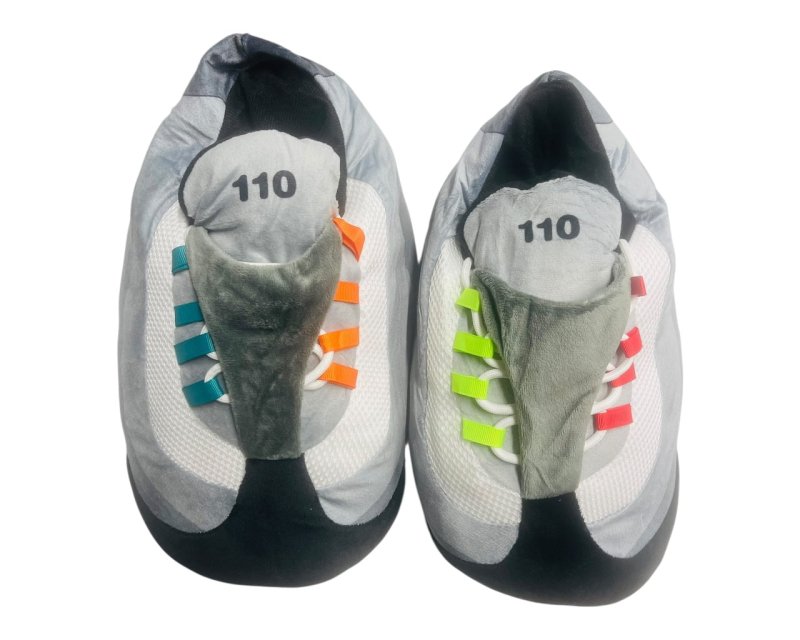 Padded Colour Block 110 Comfy Slippers - Trainers - British D'sire