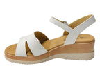 Padded Insole Ankle Strap Wedge Sandals - Sandals - British D'sire