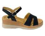 Padded Insole Ankle Strap Wedge Sandals - Sandals - British D'sire