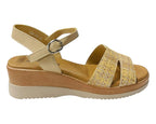 Padded Insole Ankle Strap Wedge Sandals - Sandals - British D'sire