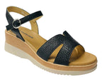 Padded Insole Ankle Strap Wedge Sandals - Sandals - British D'sire