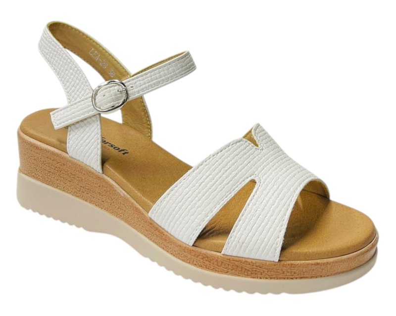 Padded Insole Ankle Strap Wedge Sandals - Sandals - British D'sire