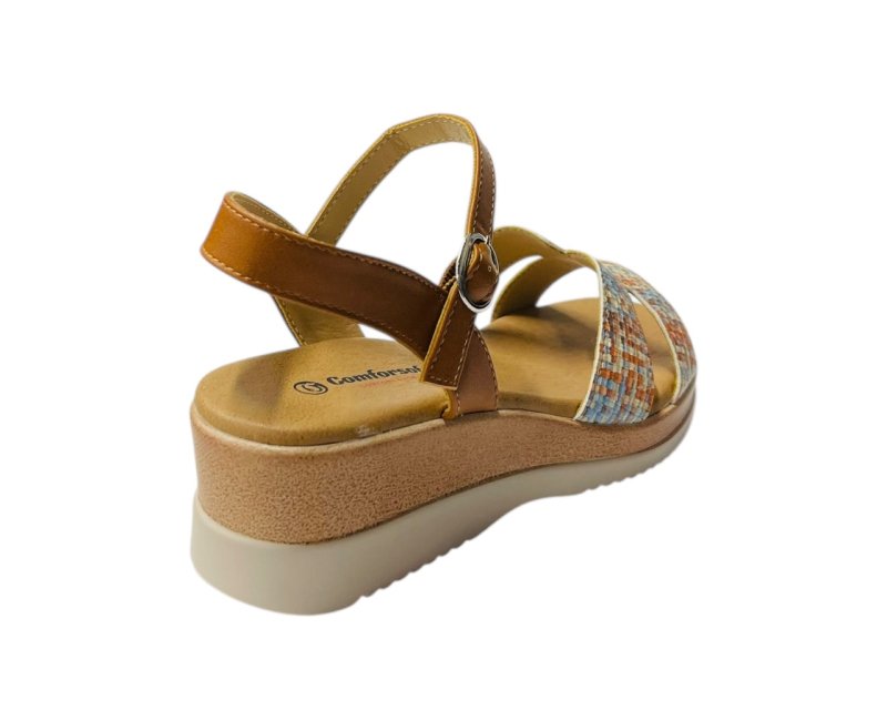Padded Insole Ankle Strap Wedge Sandals - Sandals - British D'sire