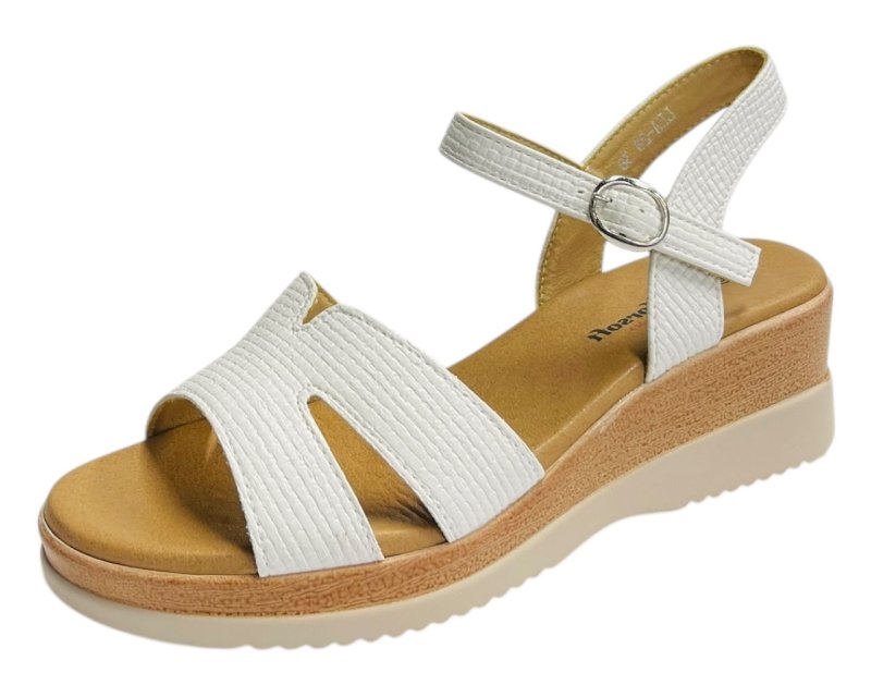 Padded Insole Ankle Strap Wedge Sandals - Sandals - British D'sire