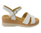Padded Insole Ankle Strap Wedge Sandals - Sandals - British D'sire