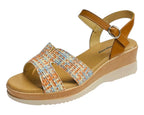 Padded Insole Ankle Strap Wedge Sandals - Sandals - British D'sire