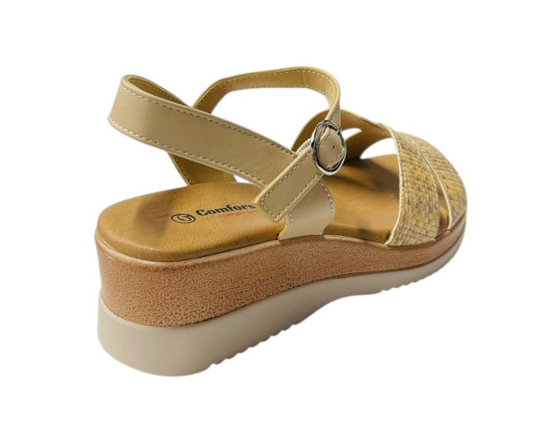 Padded Insole Ankle Strap Wedge Sandals - Sandals - British D'sire
