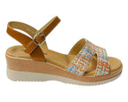 Padded Insole Ankle Strap Wedge Sandals - Sandals - British D'sire