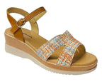 Padded Insole Ankle Strap Wedge Sandals - Sandals - British D'sire