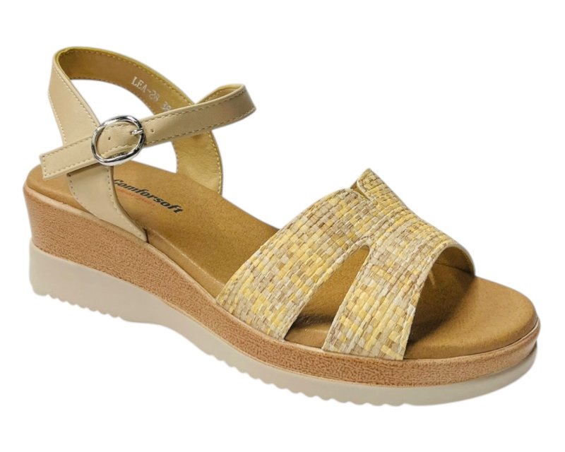 Padded Insole Ankle Strap Wedge Sandals Secondary image